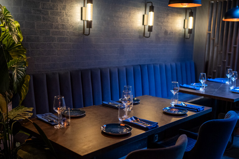 Experience private dining table in pinner