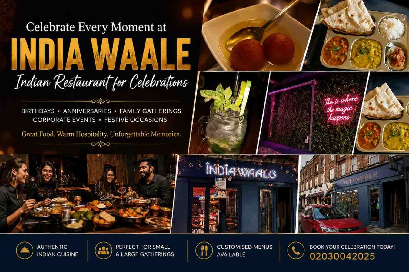 Indian Restaurant for Celebrations