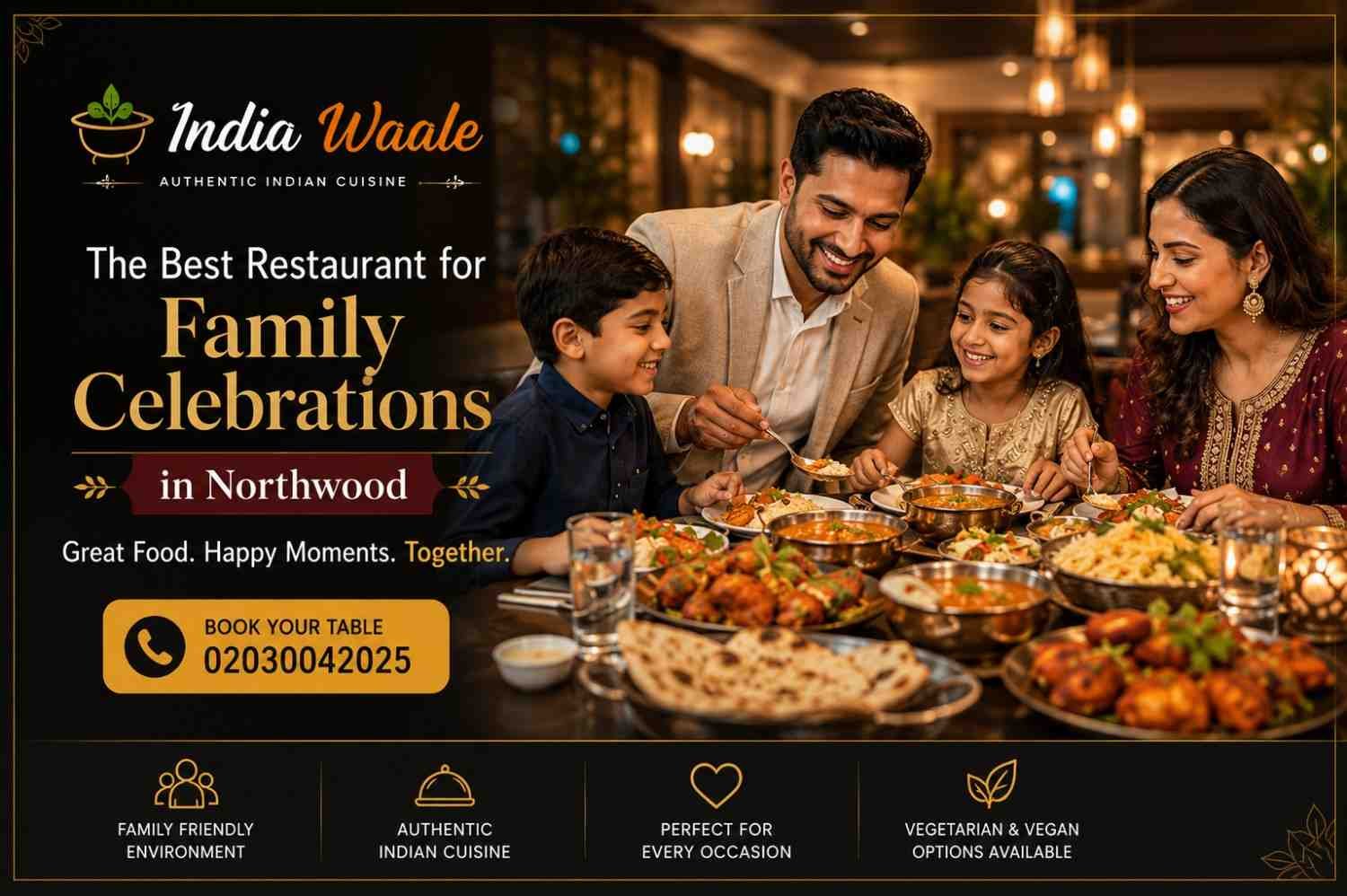 Best Restaurant for Family Celebrations in Northwood